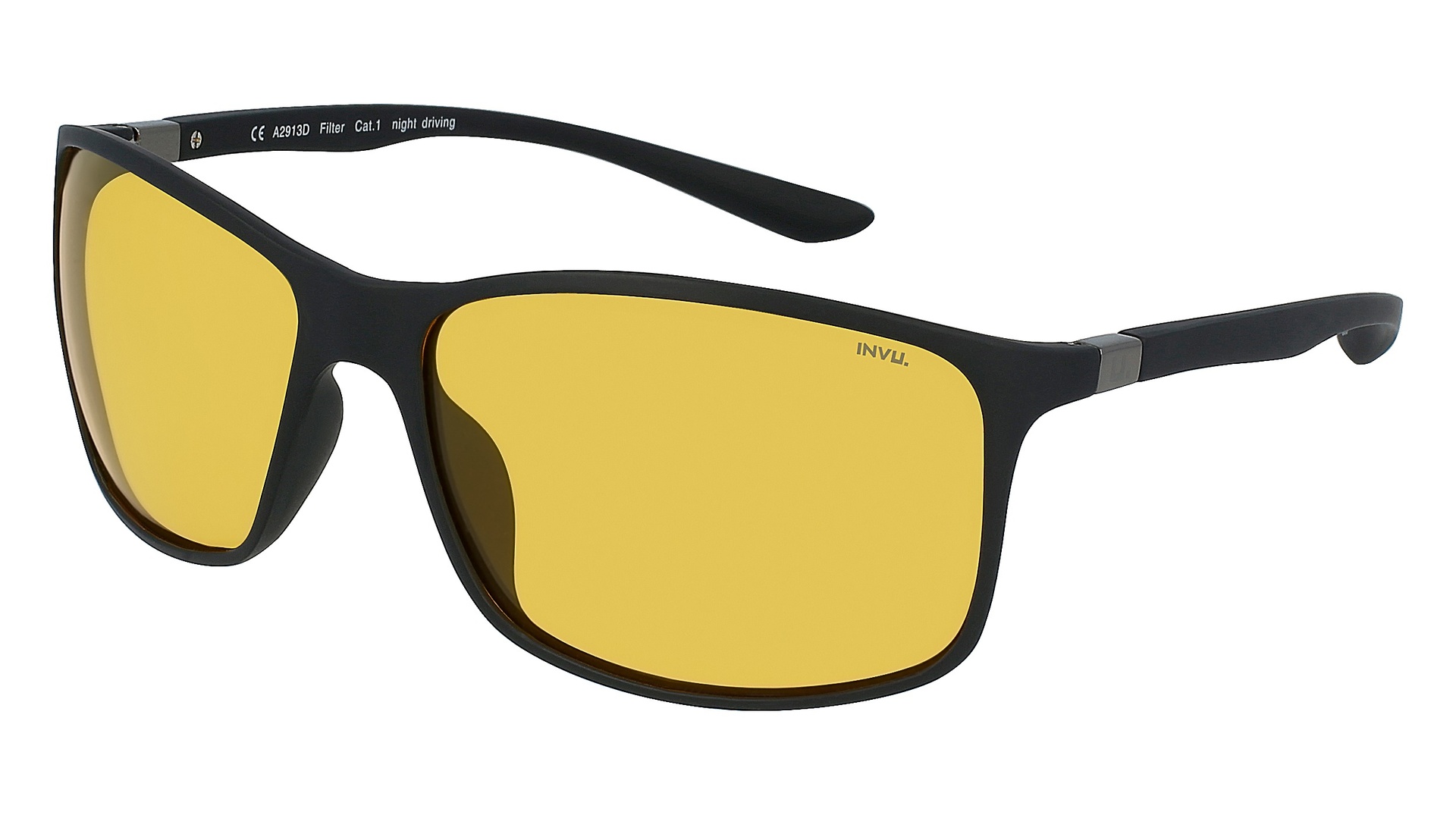 [A2913D] Lentes de sol INVU A2913 Masculino (Matt Black)