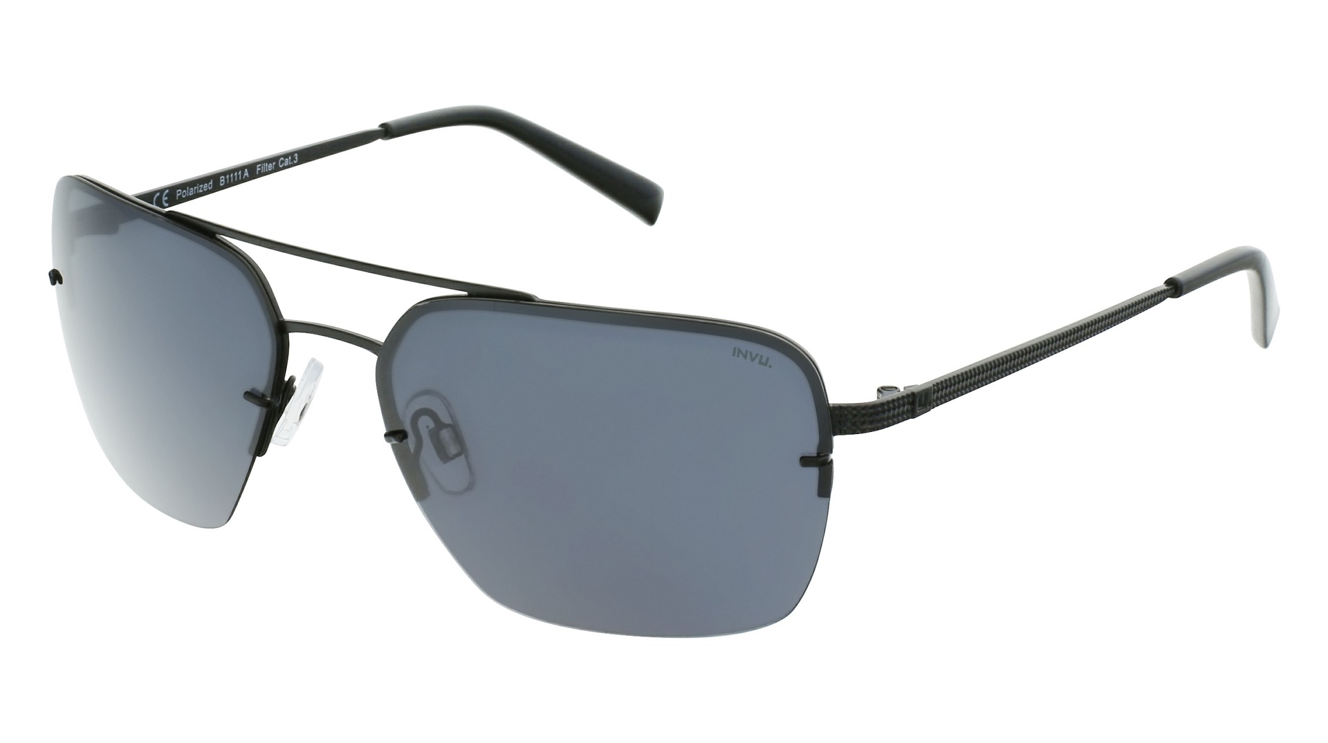 [B1111A] Lentes de sol INVU B1111 Masculino (Matt Black)