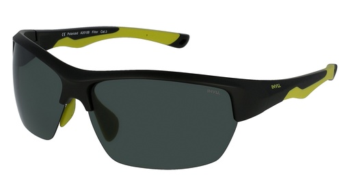 [A2010B] Lente de sol Hombre INVU A2010 Matt Black/Rubb. Lime